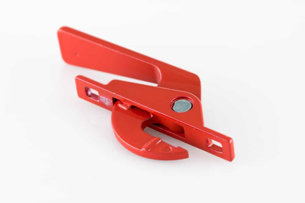 Powder Coated Zinc Die Cast Locking Handle