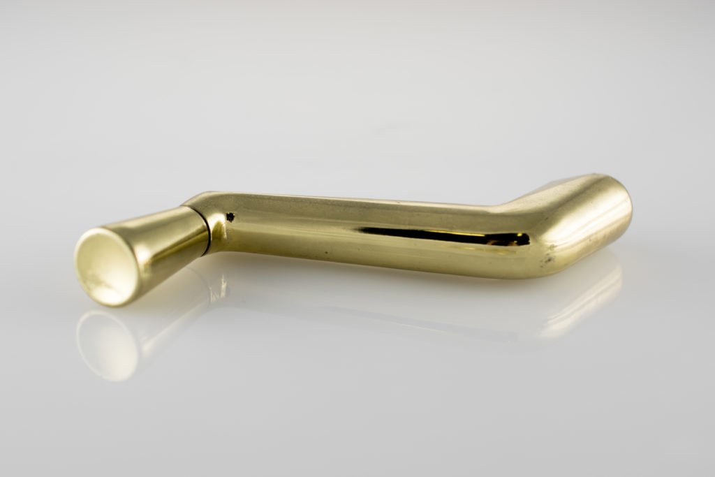 Gold plated window crank