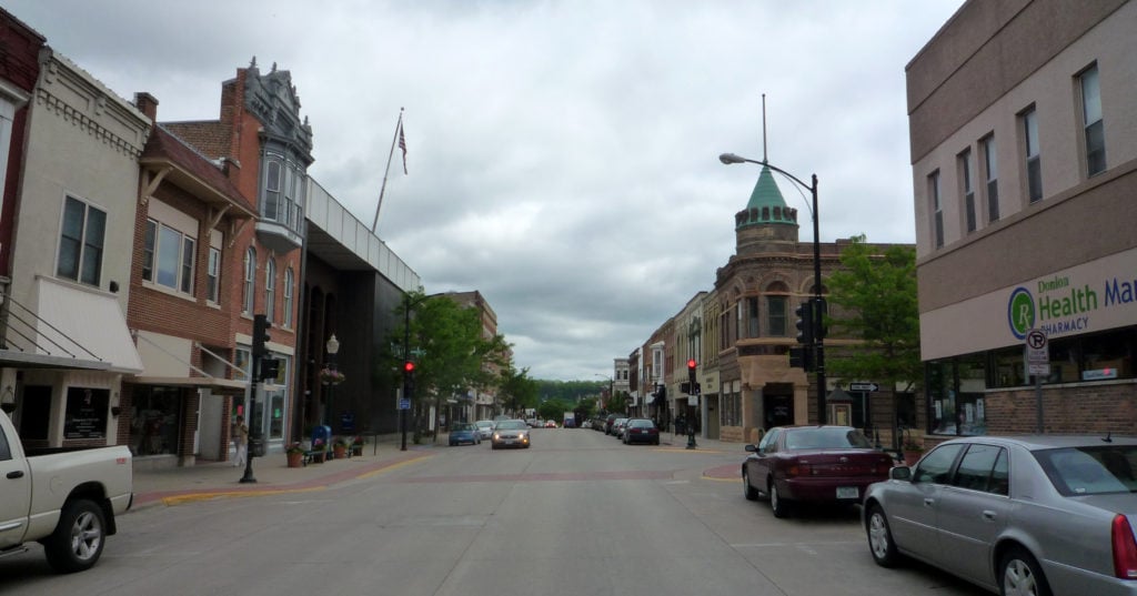 Decorah, Iowa Downtown Water Street