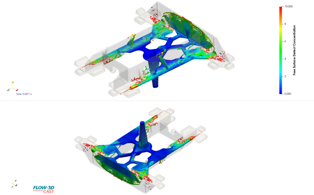Flow 3D Cast part design