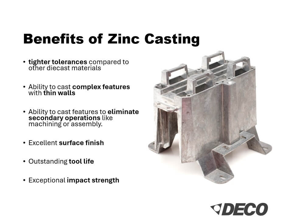 Listing the Benefits of Zinc Casting with zinc part