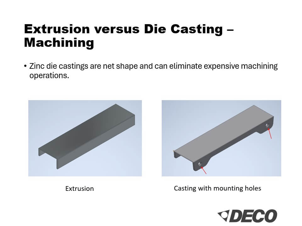 Extrusion vs Die Casting